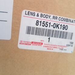 ĐÈN HẬU MIẾNG NGOÀI PHẢI VIỀN ĐEN TOYOTA FORTUNER CHÍNH HÃNG 815510K190